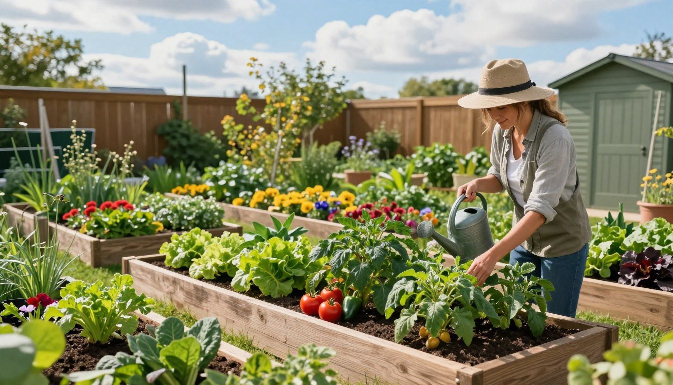 growing vegetables in window box