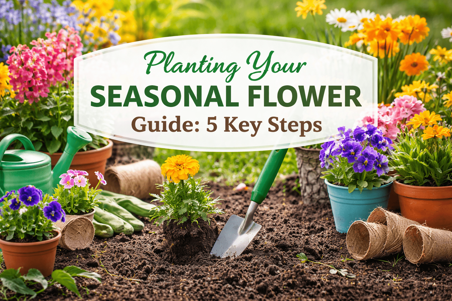 Planting Your Seasonal Flower Guide: 5 Key Steps