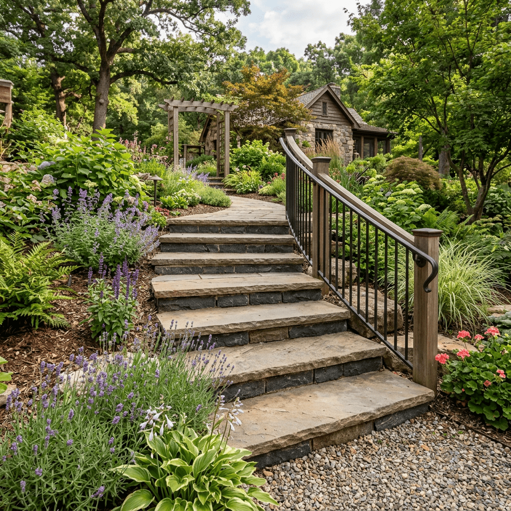 Safety Garden Steps
