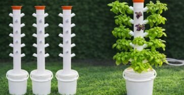 DIY Vertical Hydroponic System in Small Spaces